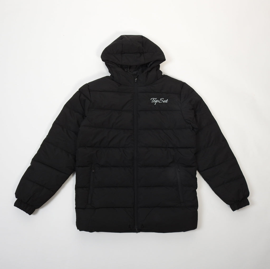 BLACK PUFFER PARKA