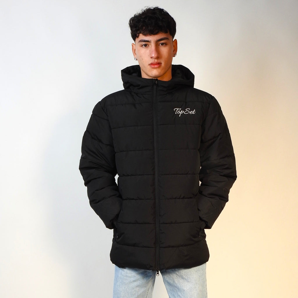 BLACK PUFFER PARKA